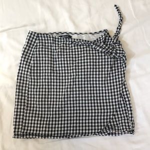 Madewell Gingham Mini Skirt